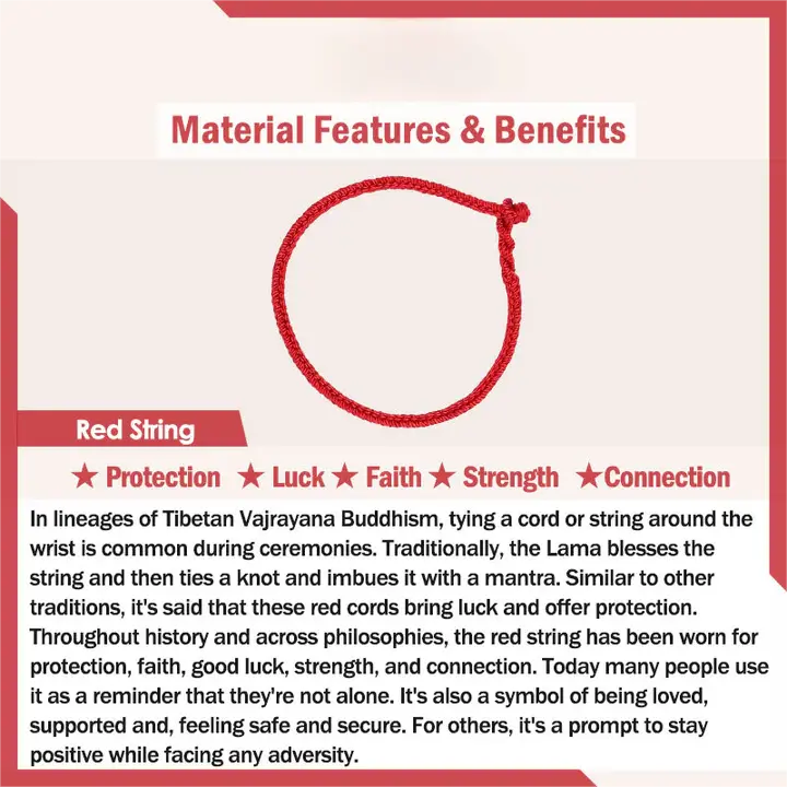 925 Sterling Silver Hetian Jade Blessing Wealth Red String Bracelet