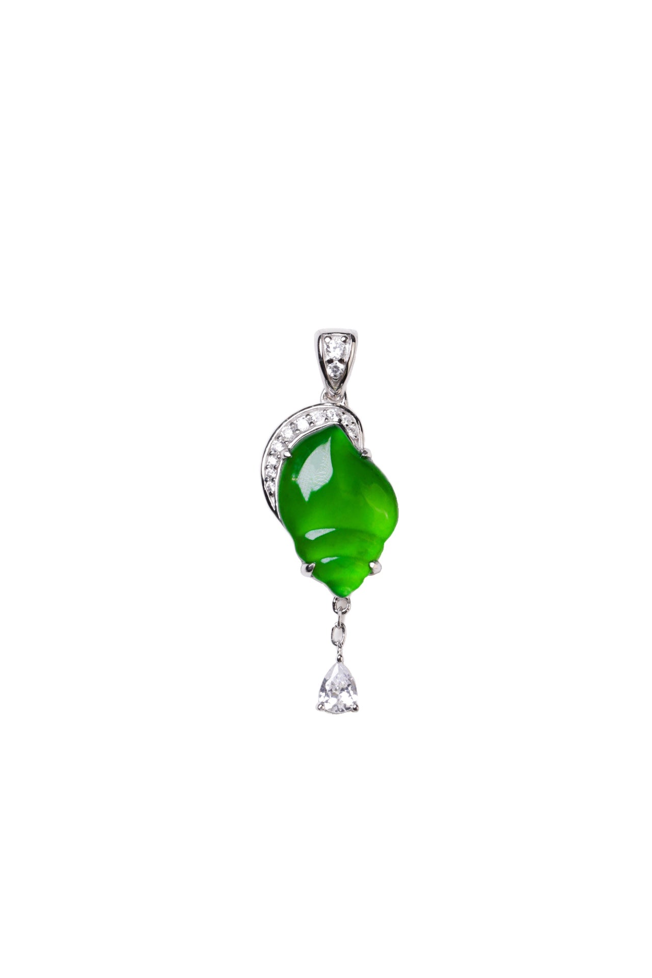 Sea Pendant S925 Silver Jade