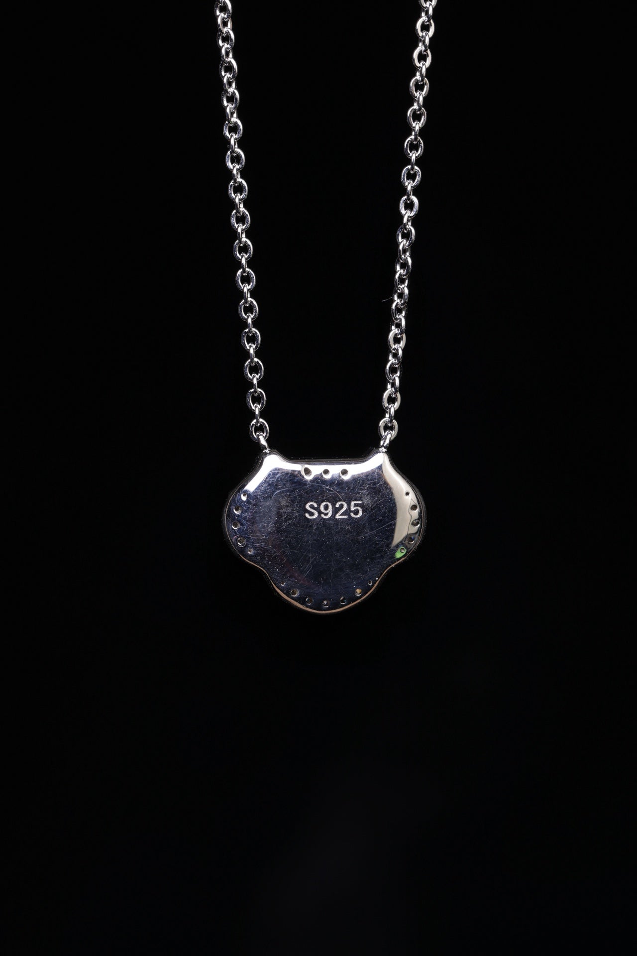 Diamond-Set Heart Necklace