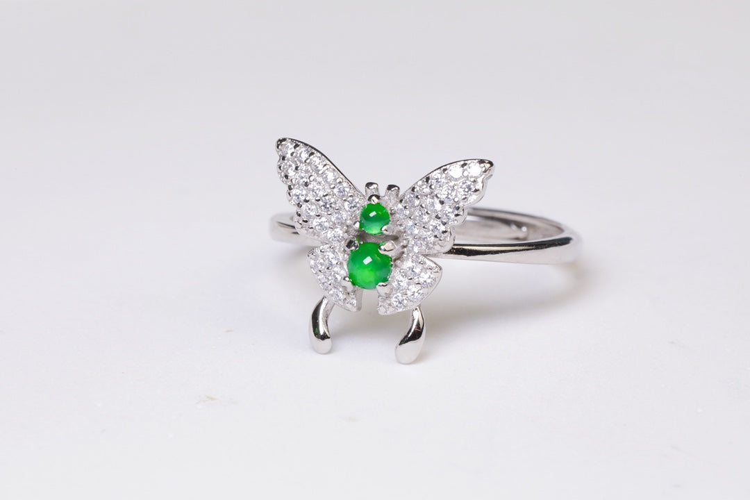 Silver Butterfly Ring