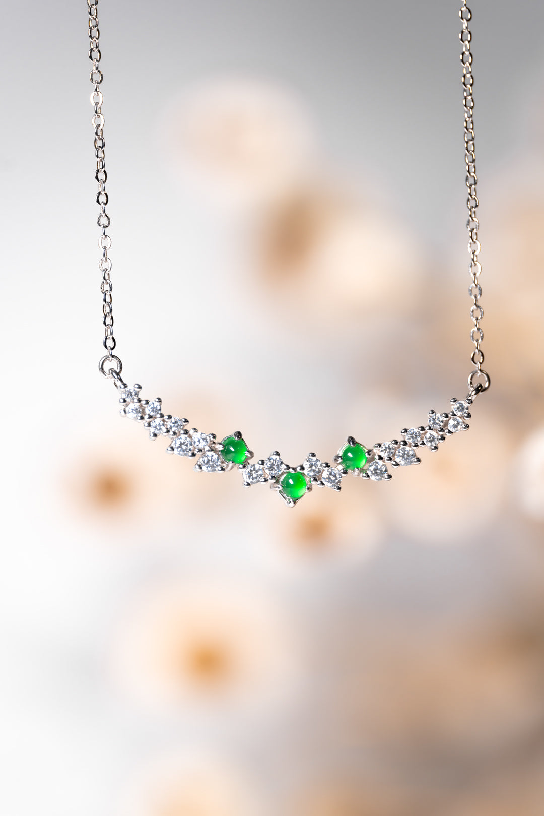 Diamond-Set Star Necklace