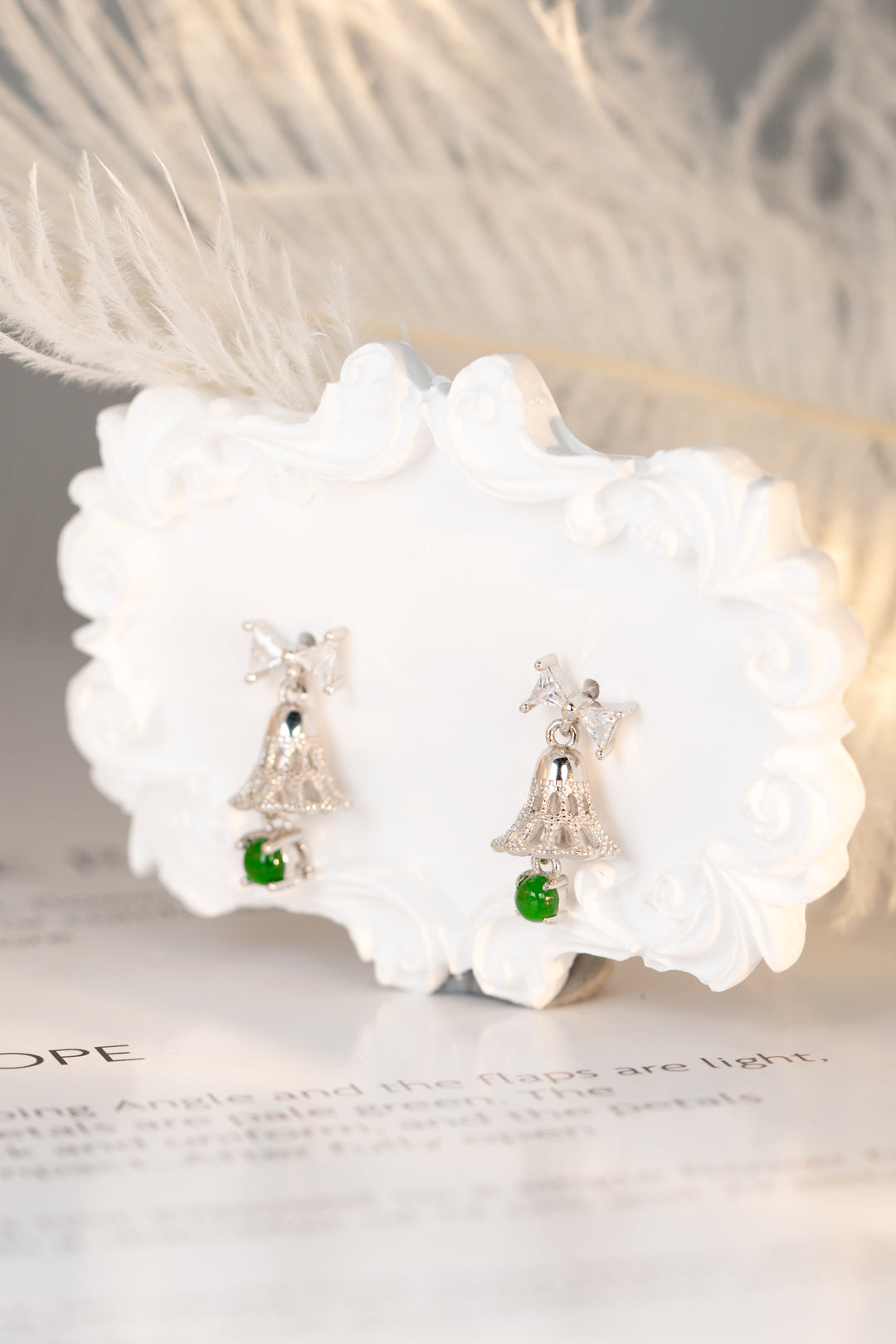 Bowknot Bell Drop Earrings