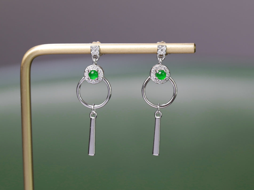 Ring-Link Drop Earrings