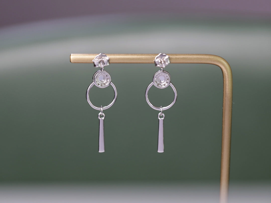 Ring-Link Drop Earrings