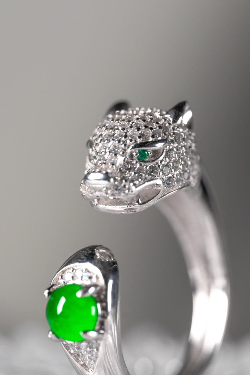 Leopard Head Ring