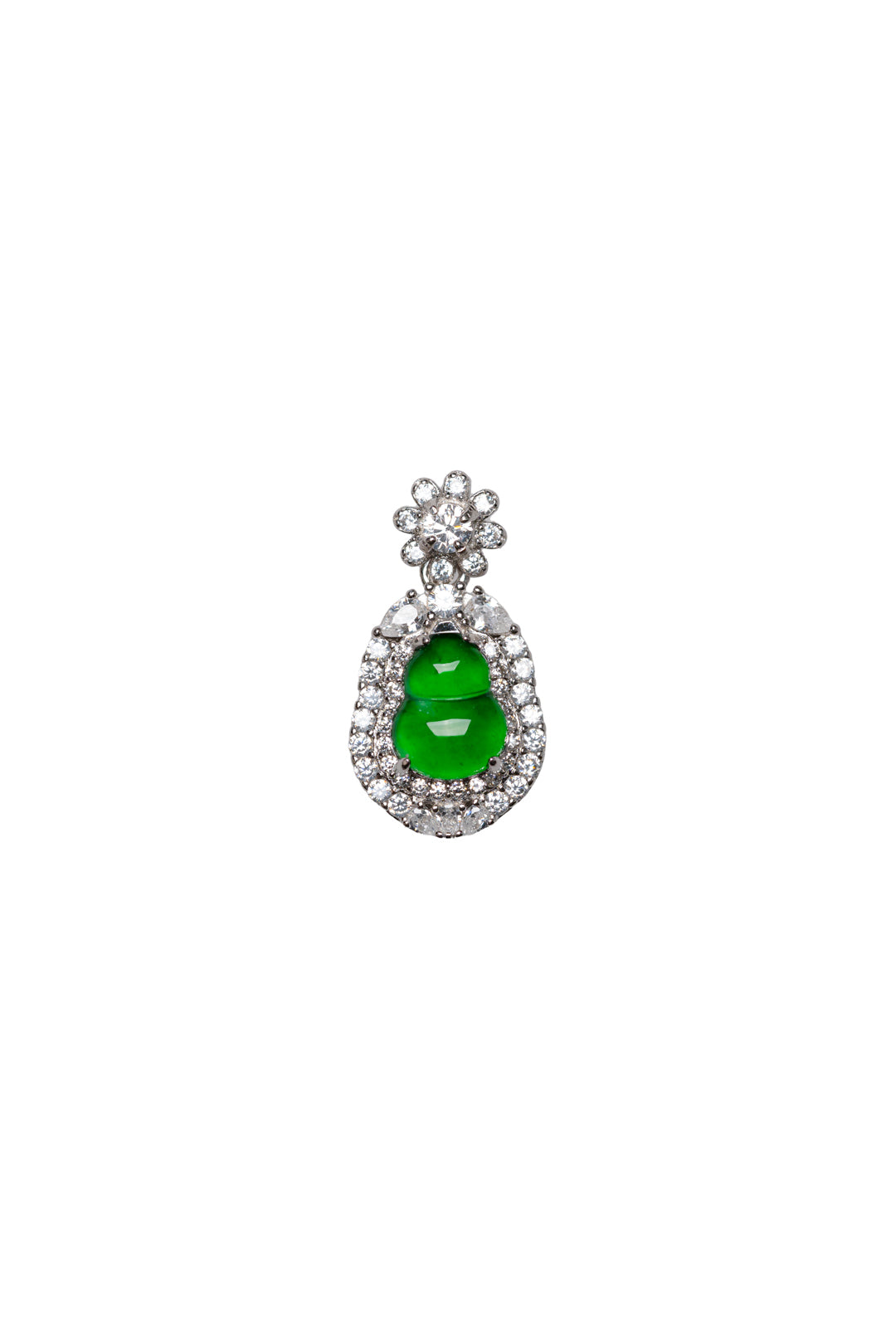 Gourd Pendant S925 Silver Jade