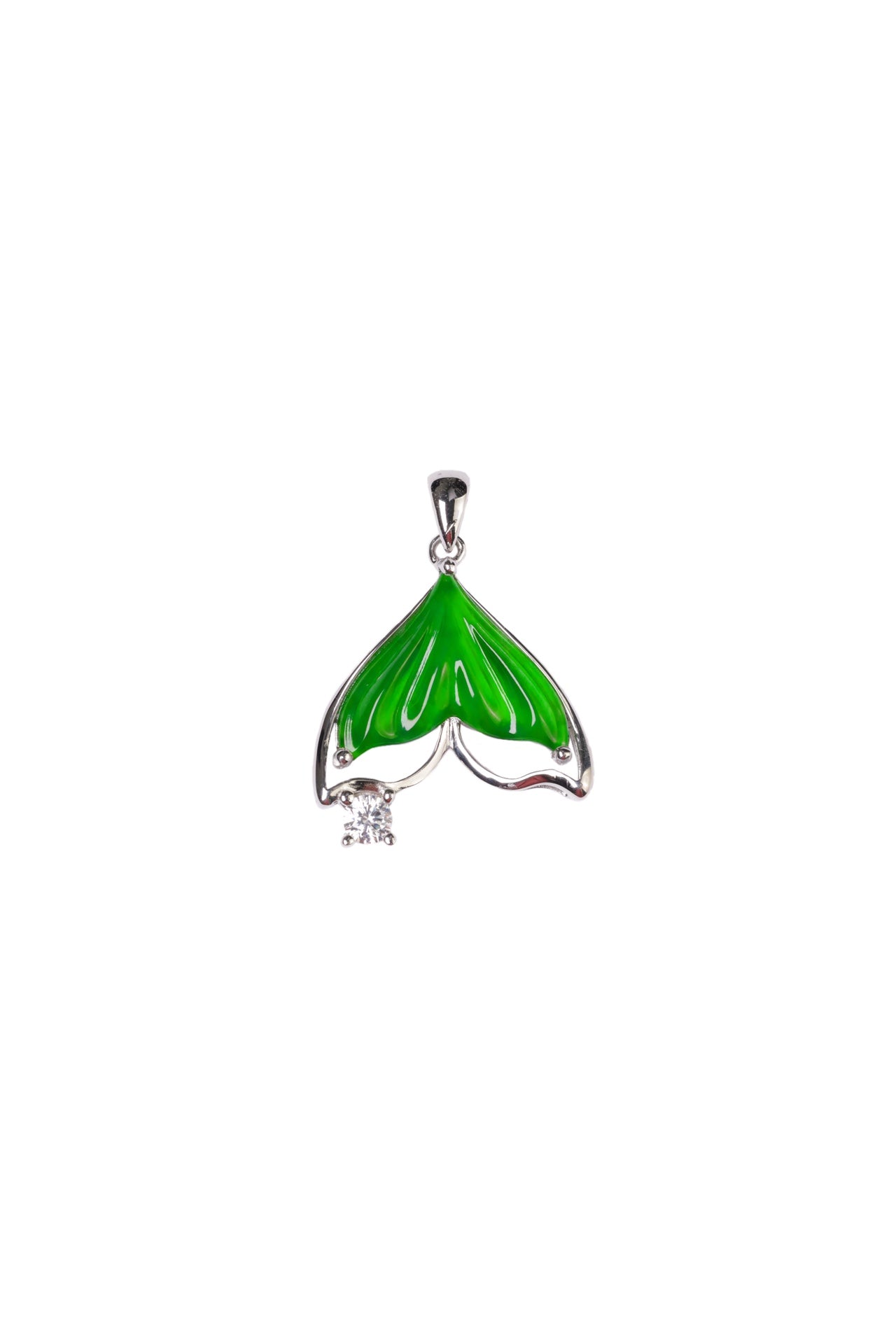 925 silver brocade pendant natural jadeite