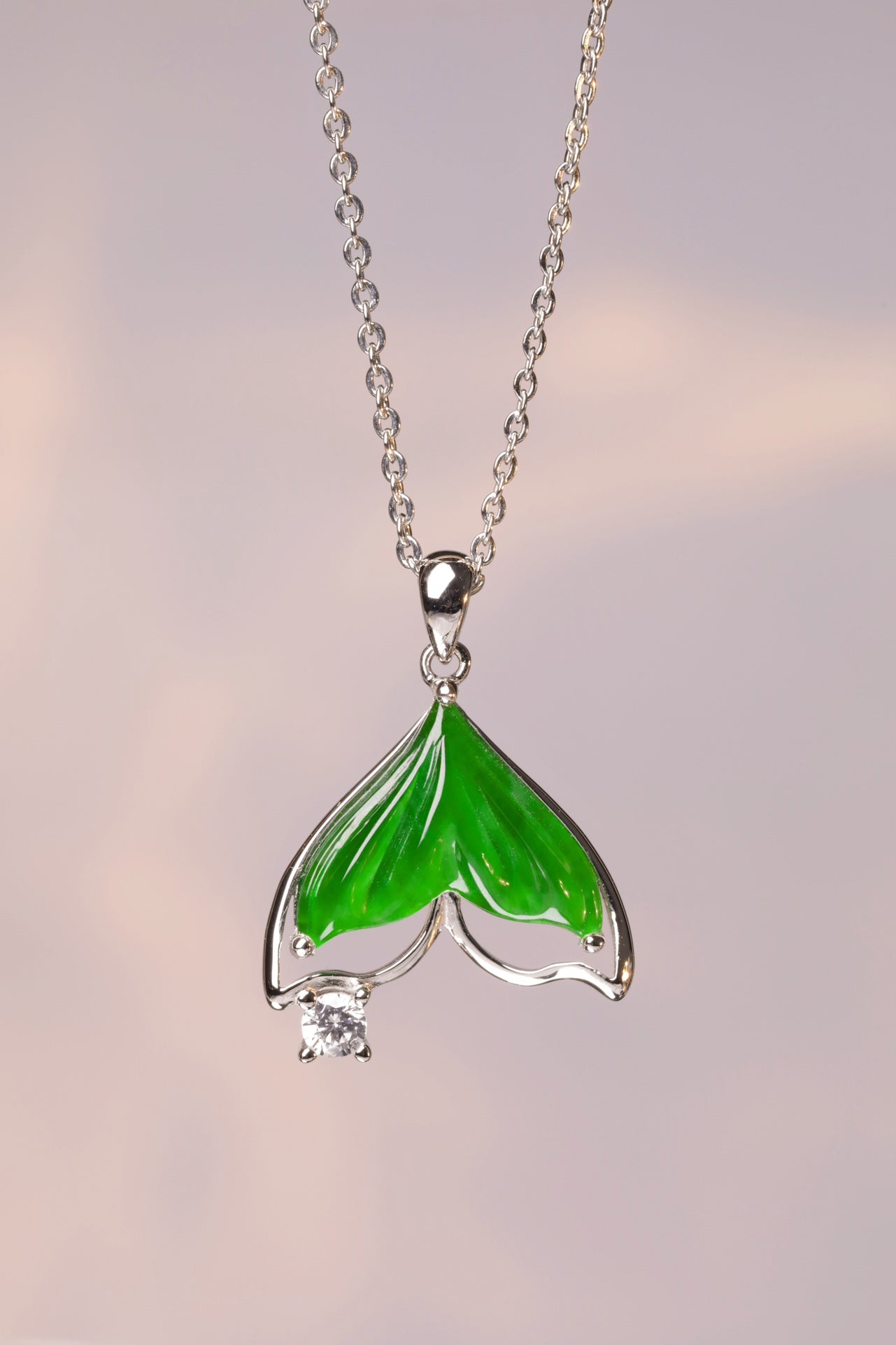 925 silver brocade pendant natural jadeite