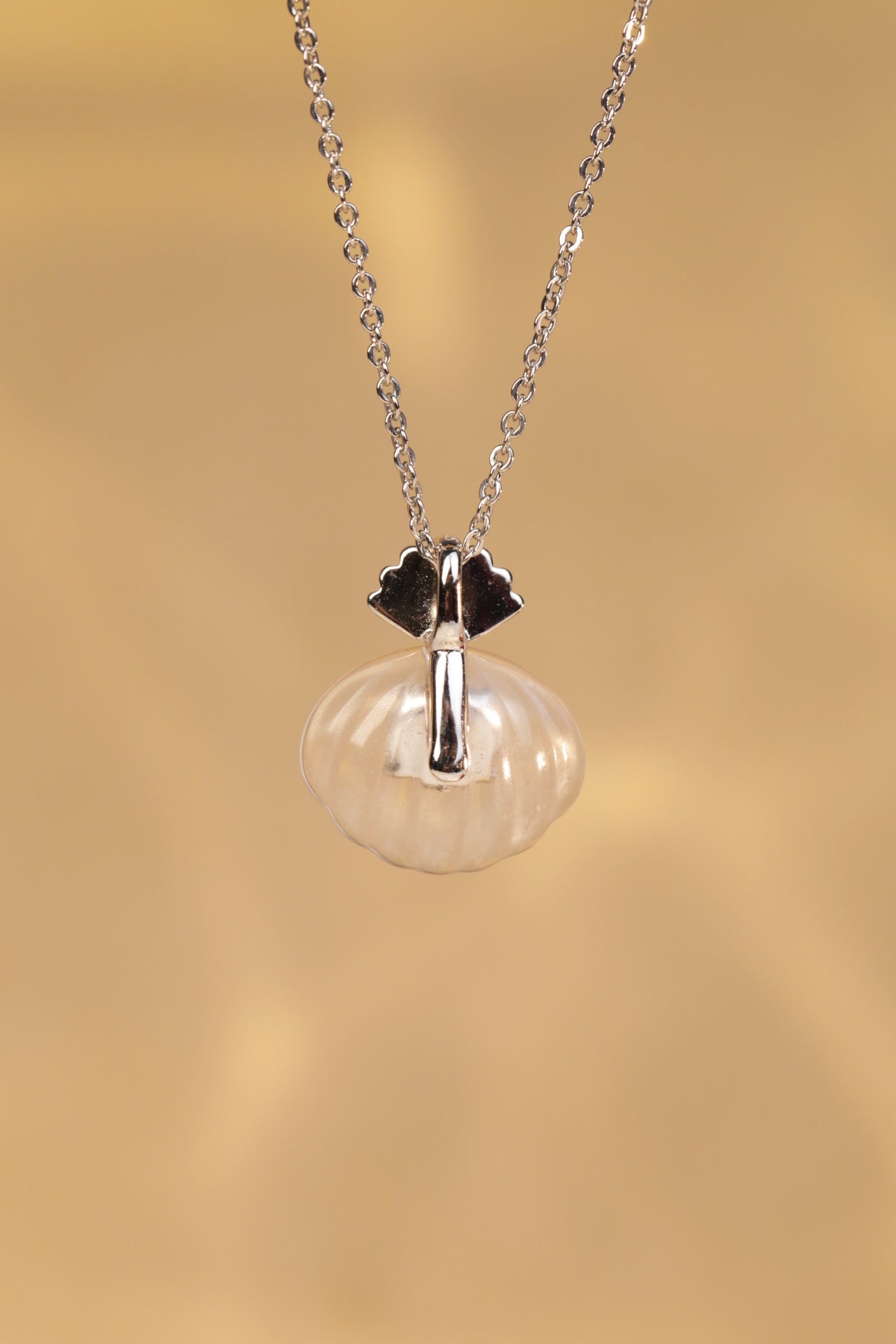 Crystal Shell Pendant Necklace