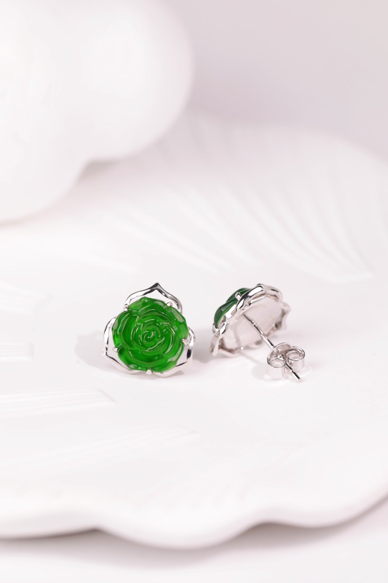 Rose Stud Earrings