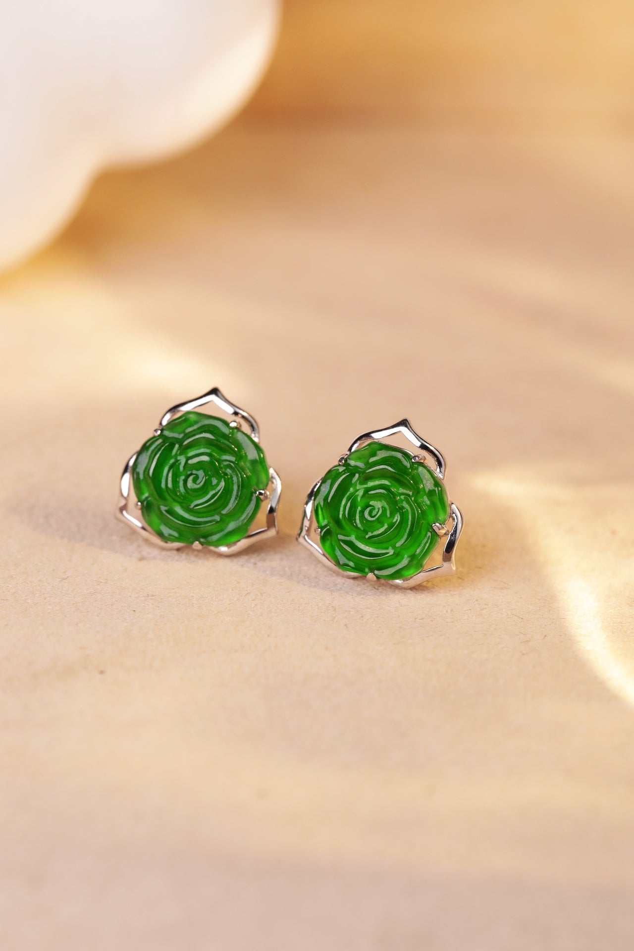 Rose Stud Earrings