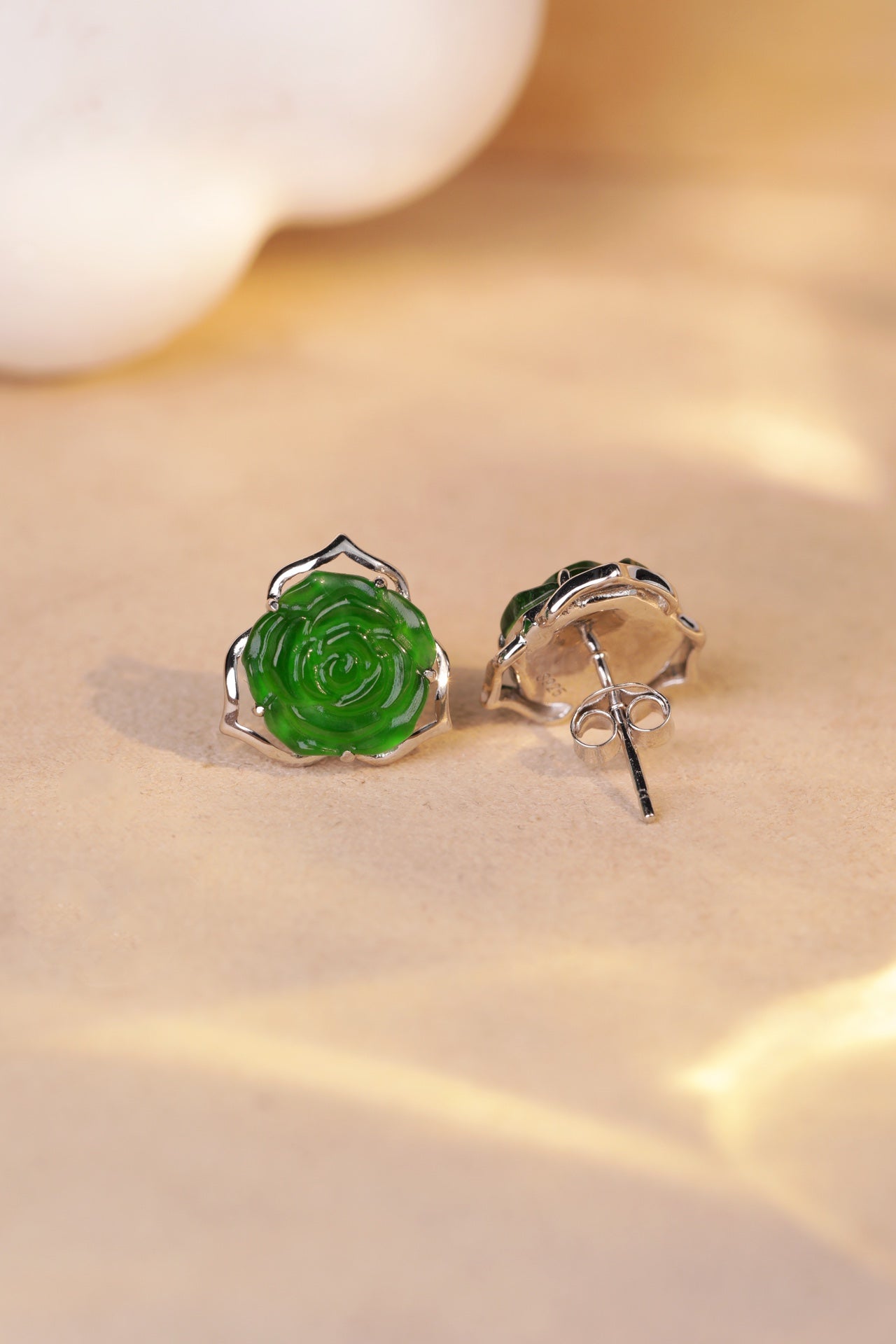 Rose Stud Earrings