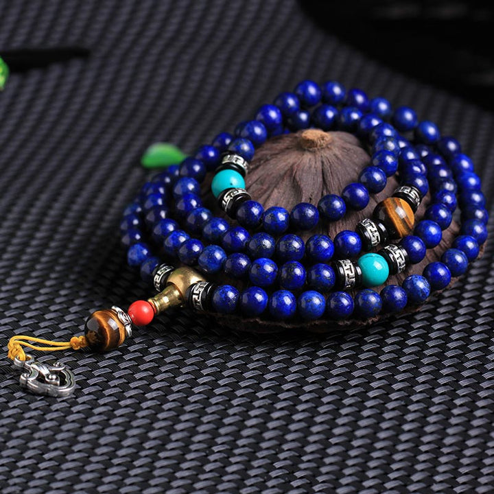 108 Beads Lazurite Positive Bracelet Mala