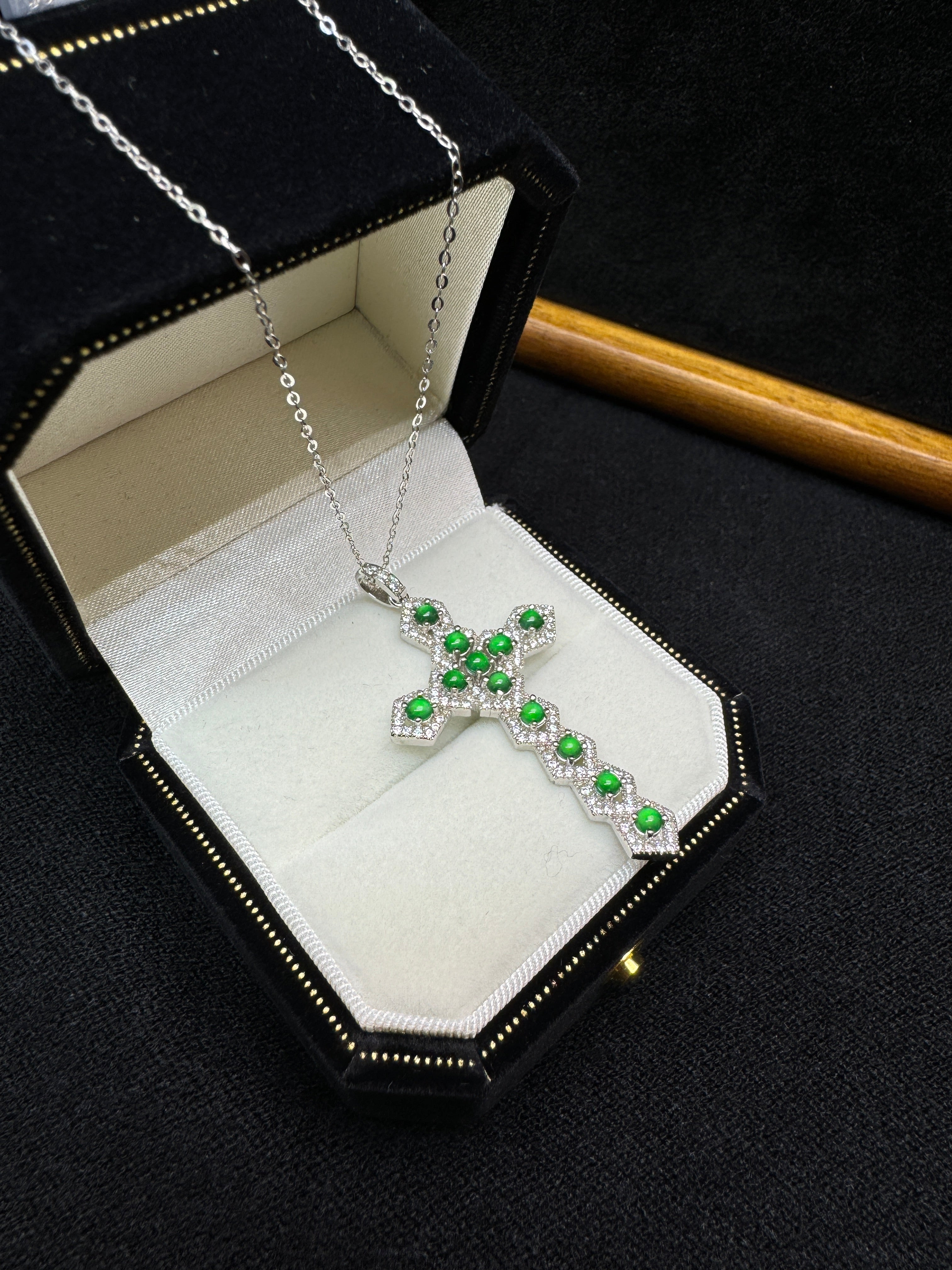 Diamond Cross Pendant Necklace