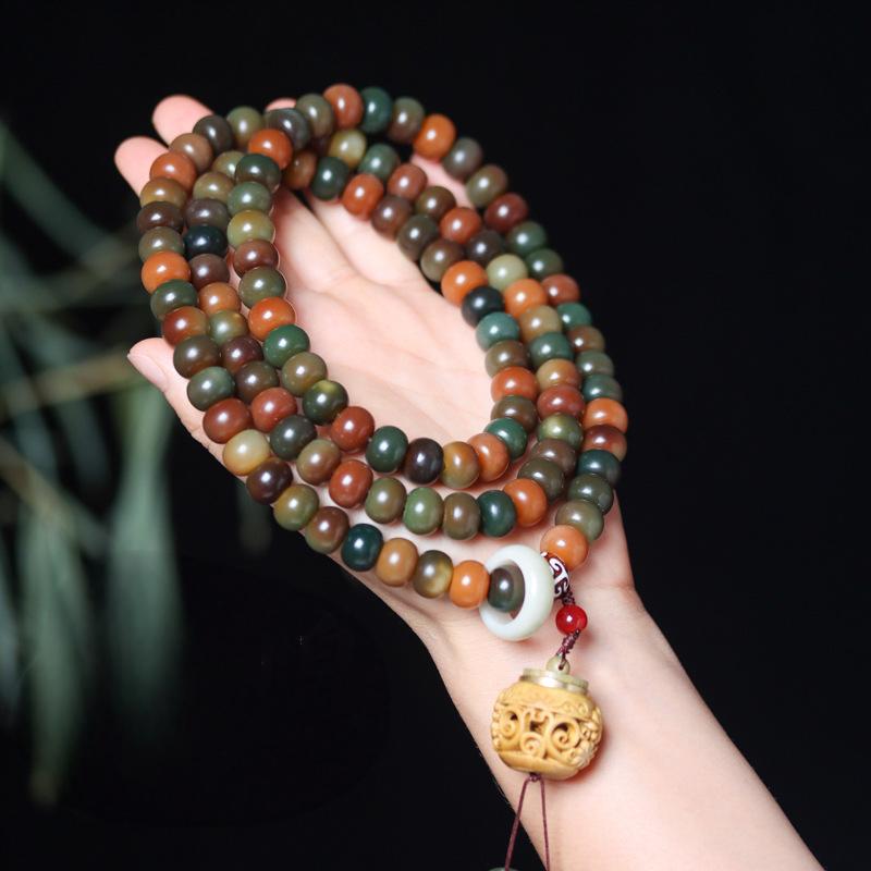 Dunhuang flying bodhi root bracelet 108 beads