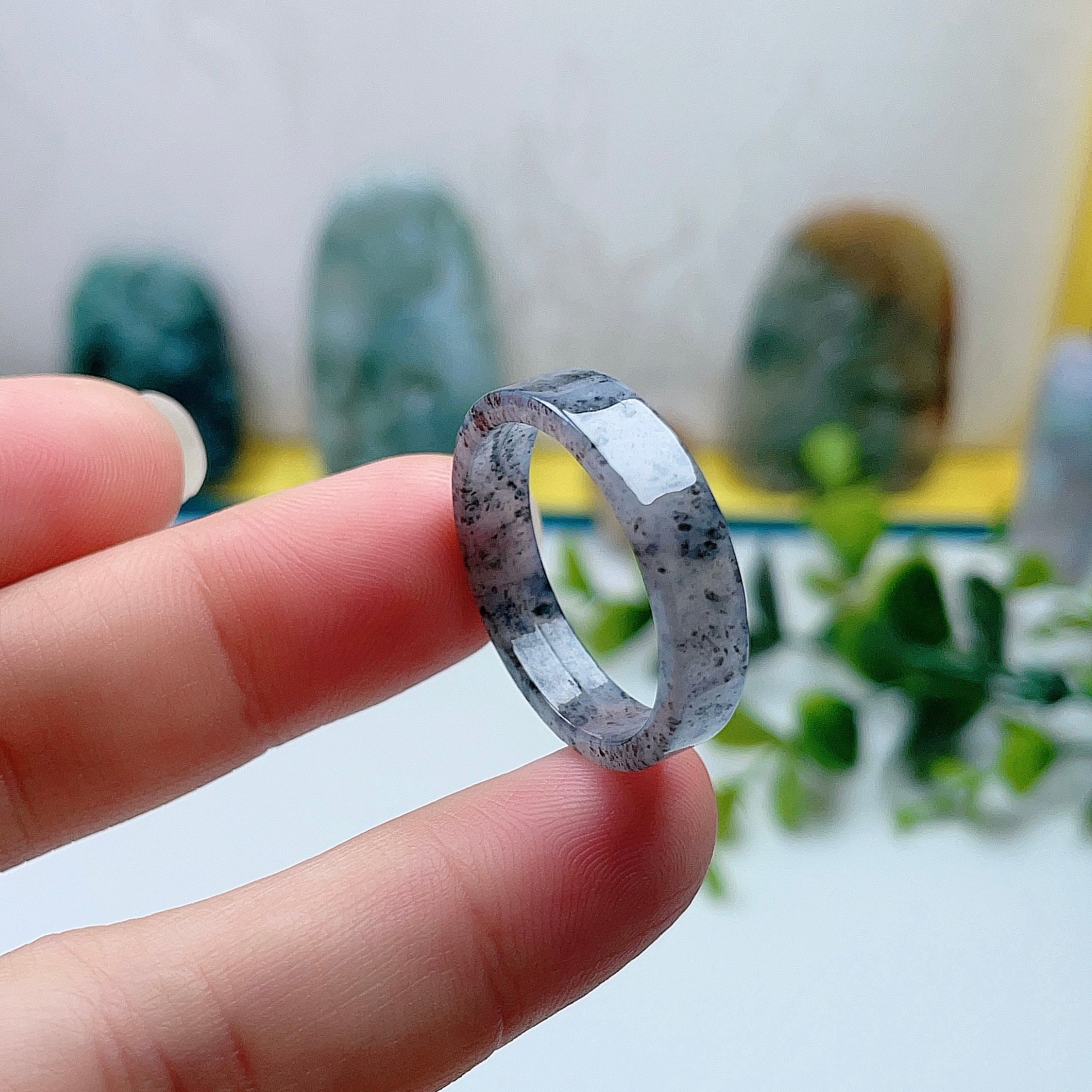 Natural Burmese Jadeite Ring