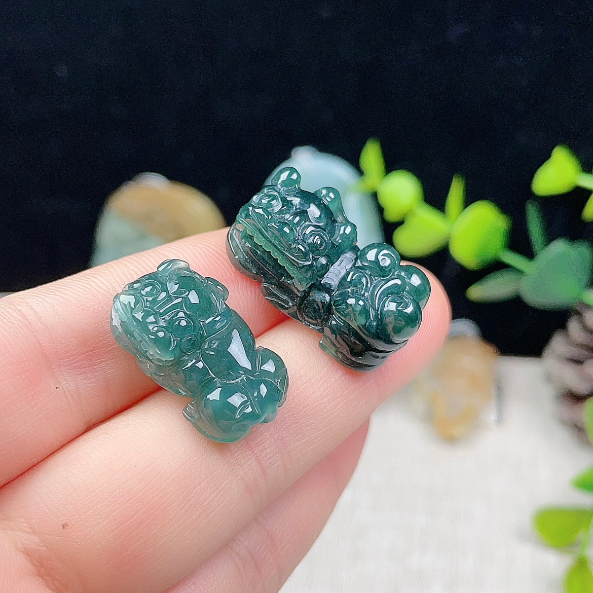 Natural Burmese Jade Pixiu