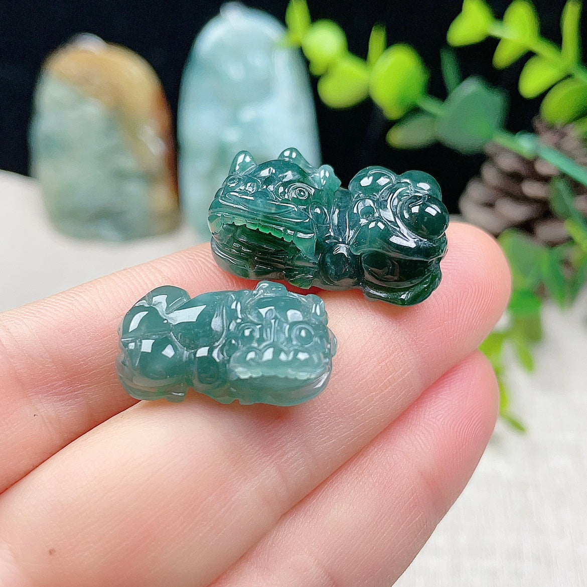 Natural Burmese Jade Pixiu