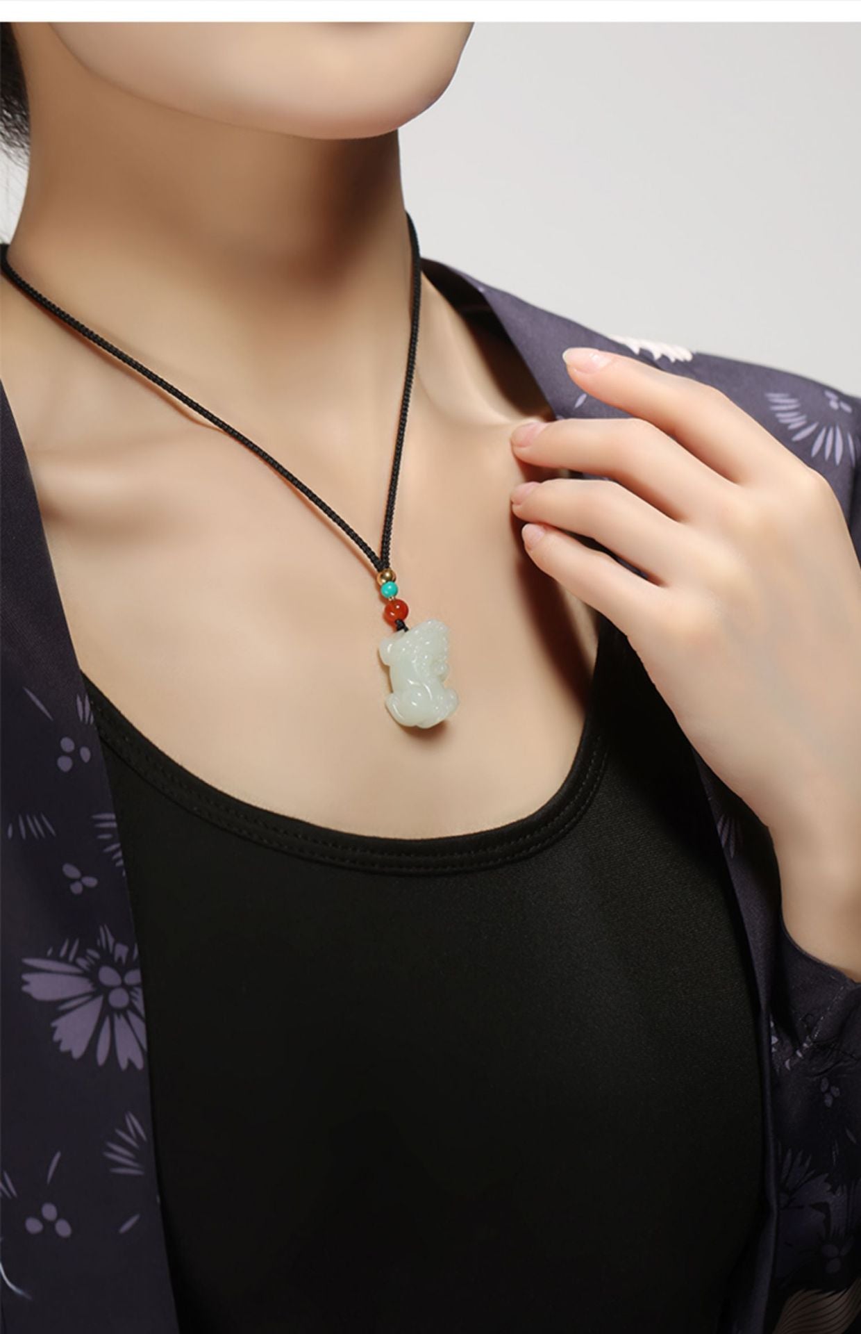 Natural Hetian Jade Pixiu Pendant