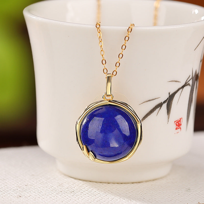 S925 sterling silver lapis lazuli jewelry