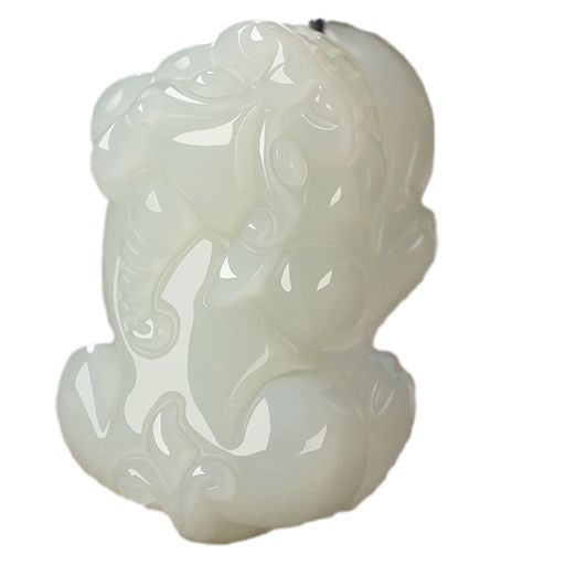 Natural Hetian Jade Pixiu Pendant