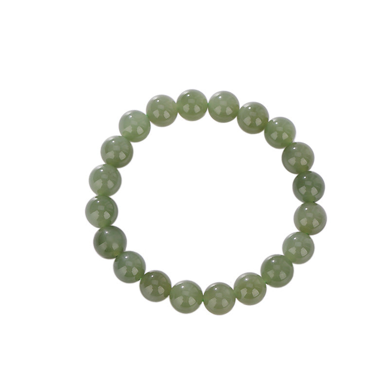 Handmade Natural Hetian Jade Healing Bracelet